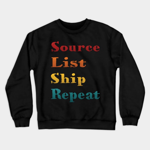 Source List Ship Repeat Crewneck Sweatshirt by jw608